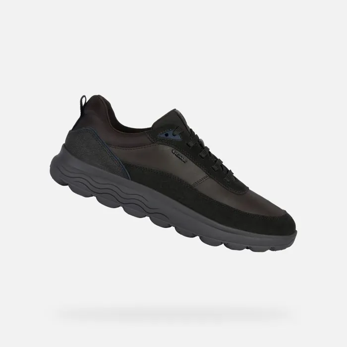 Geox Sneakers SPHERICA E Low Top Sneakers Coffee Man Geox Coffee 8211 Man