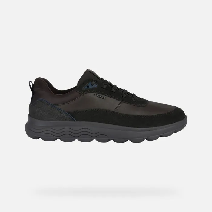 Geox Sneakers SPHERICA E Low Top Sneakers Coffee Man Geox Coffee 8211 Man