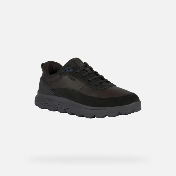 Geox Sneakers SPHERICA E Low Top Sneakers Coffee Man Geox Coffee 8211 Man