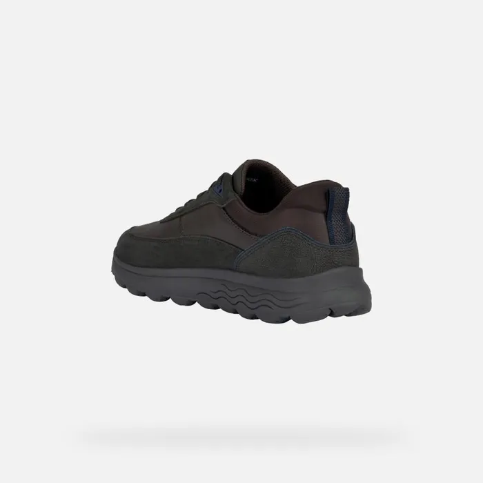 Geox Sneakers SPHERICA E Low Top Sneakers Coffee Man Geox Coffee 8211 Man