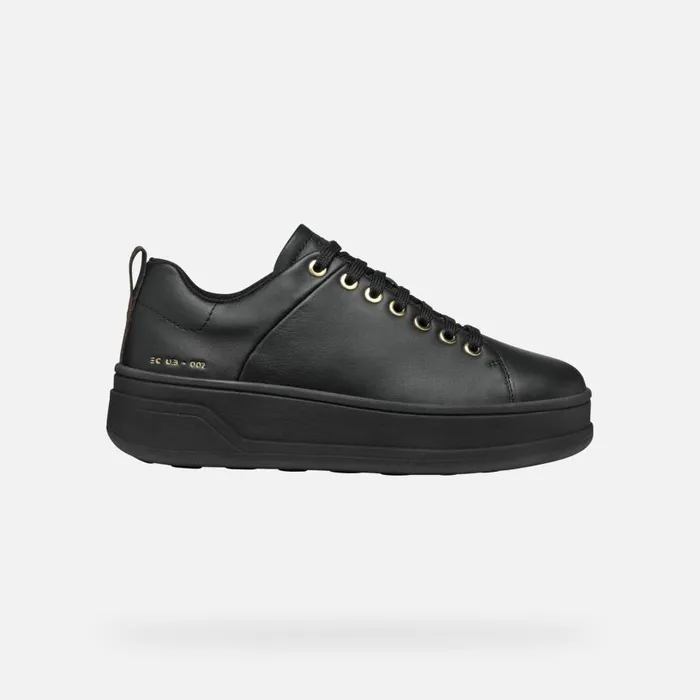 Geox Sneakers SPHERICA ECUB2 WOMAN Black Low Top Sneakers Black 8211 Woman