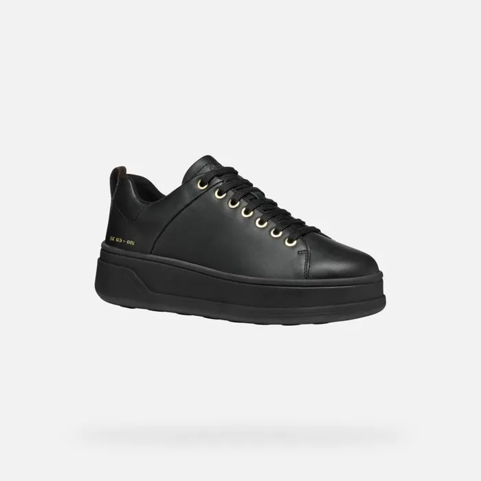 Geox Sneakers SPHERICA ECUB2 WOMAN Black Low Top Sneakers Black 8211 Woman