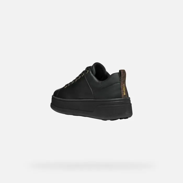 Geox Sneakers SPHERICA ECUB2 WOMAN Black Low Top Sneakers Black 8211 Woman