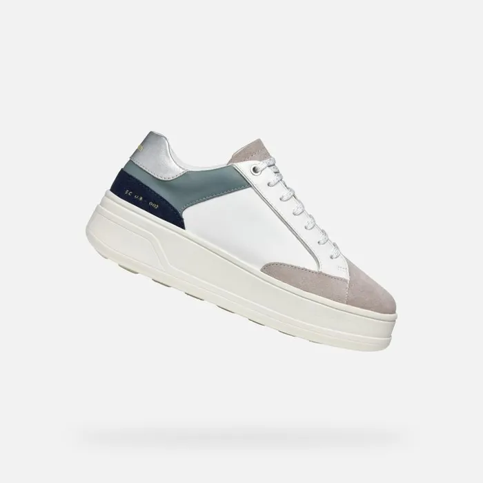 Geox Sneakers SPHERICA ECUB2 WOMAN WhiteRock Low Top Sneakers Whiterock 8211 Woman