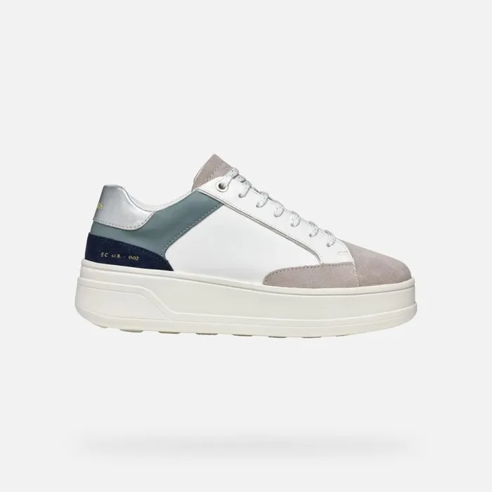 Geox Sneakers SPHERICA ECUB2 WOMAN WhiteRock Low Top Sneakers Whiterock 8211 Woman