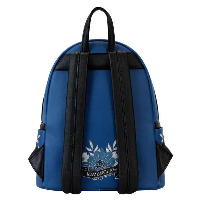 Harry Potter Ravenclaw House Floral Tattoo Mini Backpack Unisex Loungefly Backpacks Harry Potter Ravenclaw House Floral Tattoo Mini Backpack Unisex Loungefly Backpacks