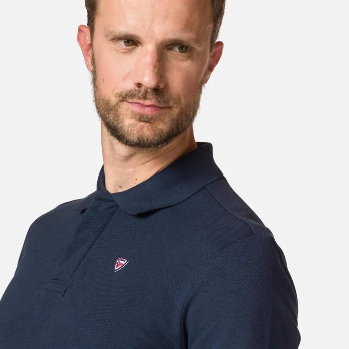 Herren Polos Und TShirts Rossignol LANGARMPOLOSHIRT FR HERREN ROSSI Darknavy715