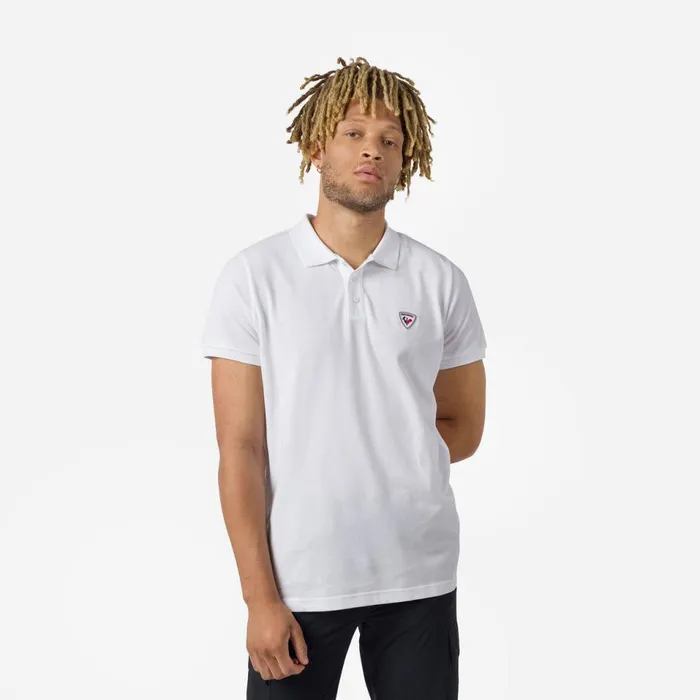 Herren Polos Und TShirts Rossignol Polohemd Mit Logo Fr Herren White100