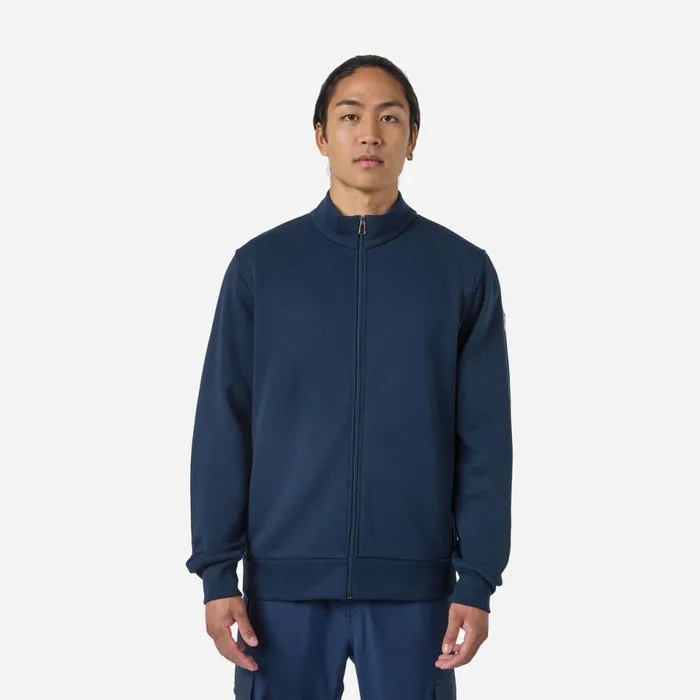 Herren Sweatshirts Und Pullover Rossignol Herrensweatshirt Mit Logo Und Durchgehendem Reiverschluss Darknavy715