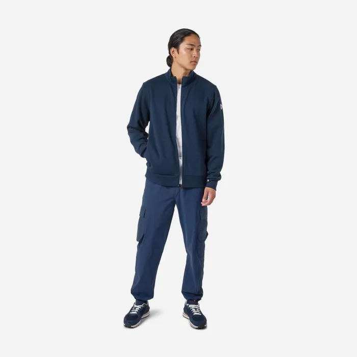 Herren Sweatshirts Und Pullover Rossignol Herrensweatshirt Mit Logo Und Durchgehendem Reiverschluss Darknavy715