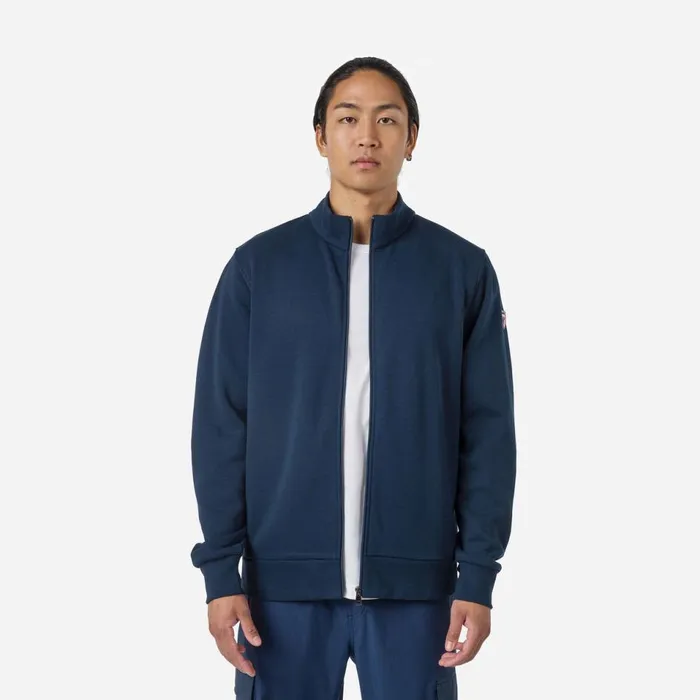 Herren Sweatshirts Und Pullover Rossignol Herrensweatshirt Mit Logo Und Durchgehendem Reiverschluss Darknavy715