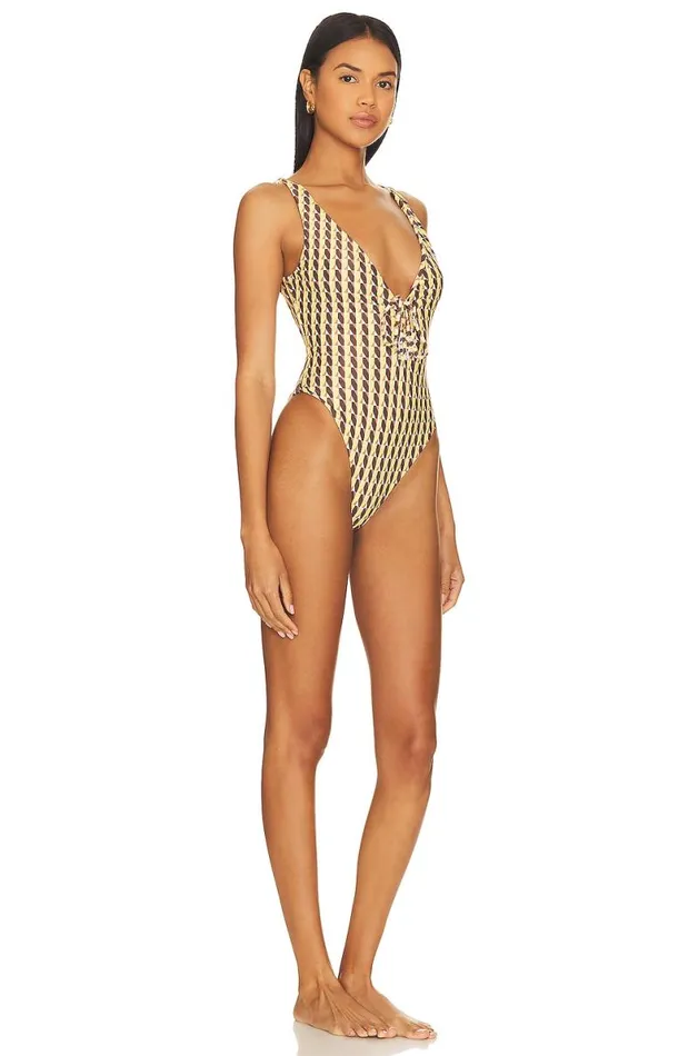 Horizon One Piece Multi Trigon Women Lovers and Friends Swimsuits and CoverUps