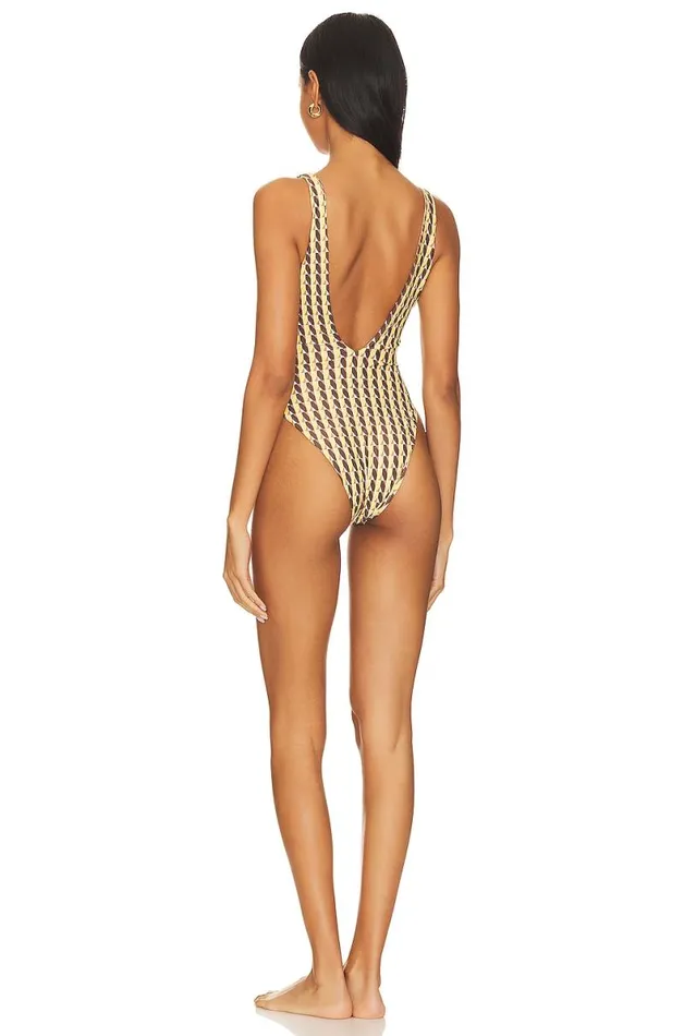 Horizon One Piece Multi Trigon Women Lovers and Friends Swimsuits and CoverUps