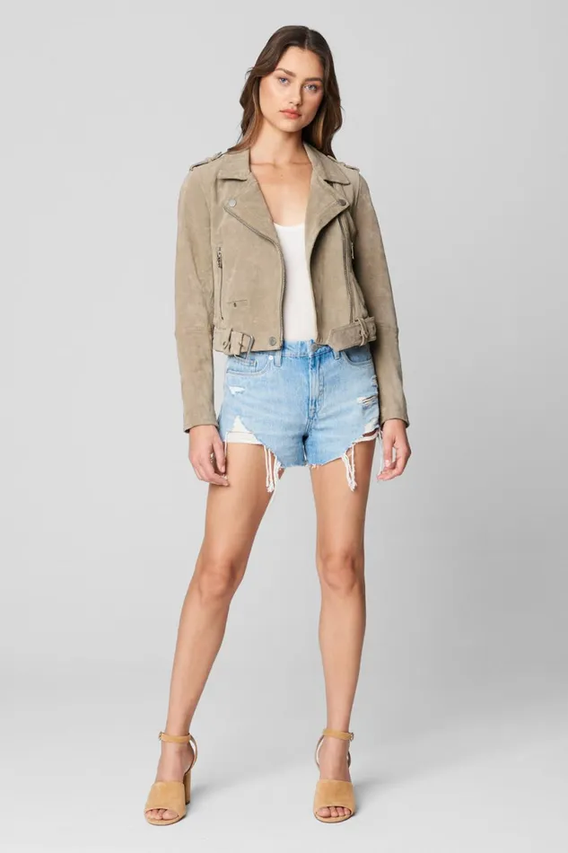Jackets Women Blank Nyc Sand Stoner Moto Jacket Jackets Women Blank Nyc Sand Stoner Moto Jacket