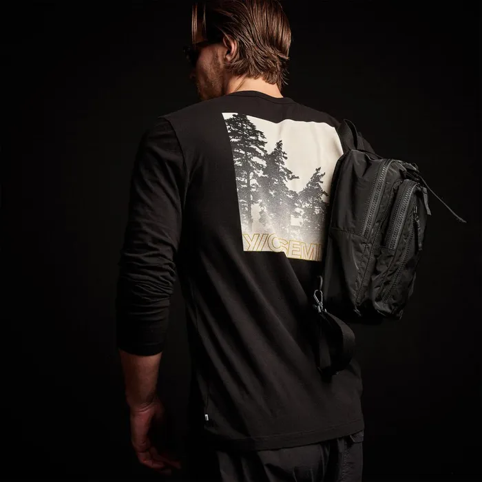 James Perse Graphics Mountain Terrain Graphic Tee Black 8211 Men