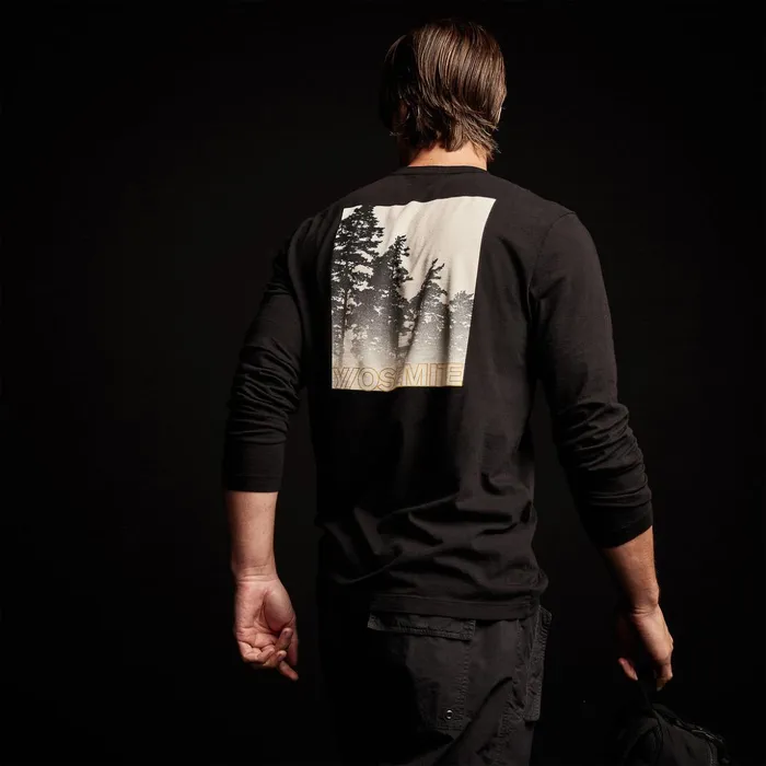 James Perse Graphics Mountain Terrain Graphic Tee Black 8211 Men