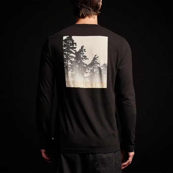 James Perse Graphics Mountain Terrain Graphic Tee Black 8211 Men