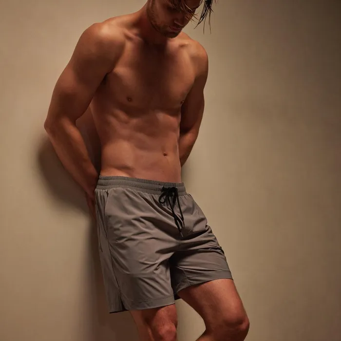 James Perse Shorts Split Hem Boardshort Dusk 8211 Men