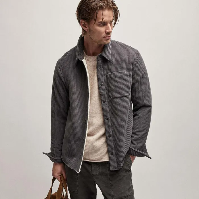 James Perse Sweaters Recycled Cashmere Raglan Stone 8211 Men