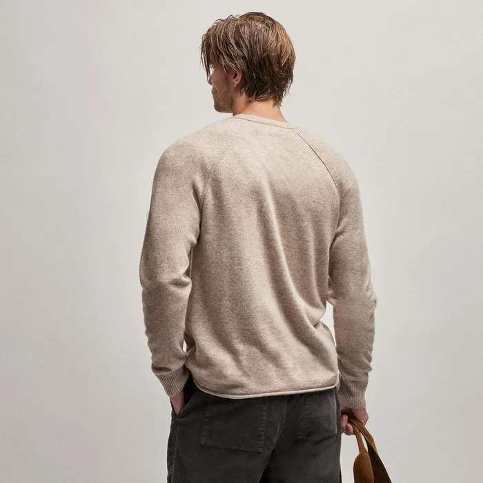 James Perse Sweaters Recycled Cashmere Raglan Stone 8211 Men