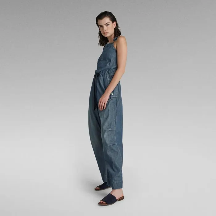 Jumpsuits Women GStar RAW 3D Bib Overall Antic Faded Aegean Blue