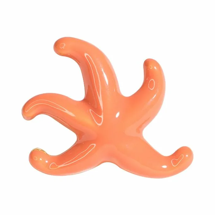 Kenneth Jay Lane Light Color Rings Women Coral Starfish Ring Kenneth Jay Lane Light Color Rings Women Coral Starfish Ring