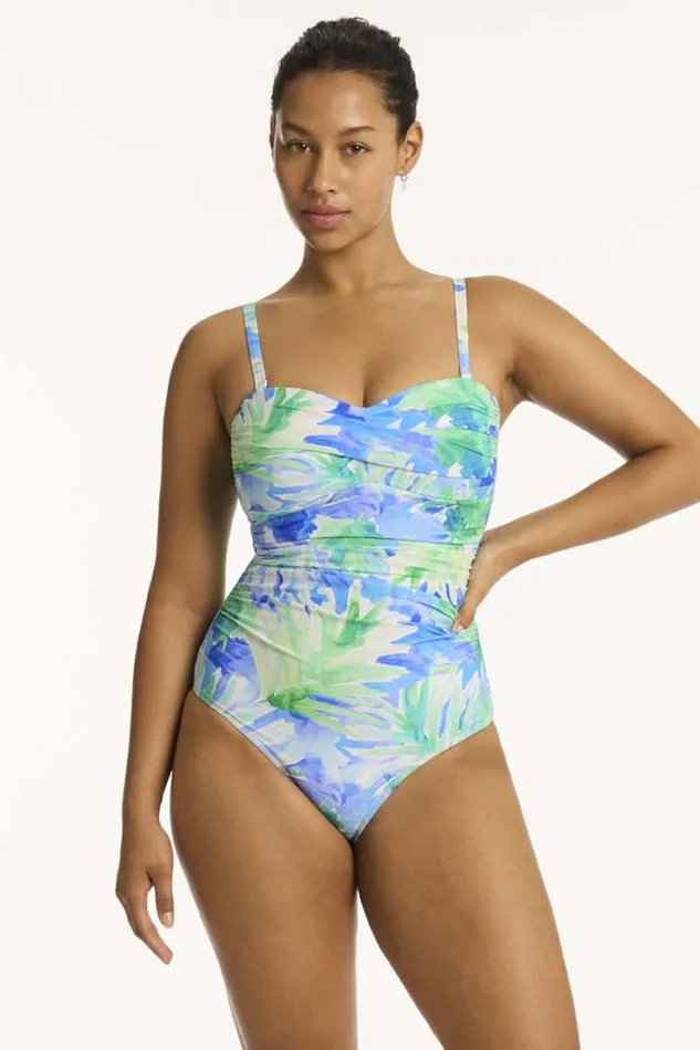 Key Largo Twist Bandeau One Piece Key Largo Women Sea Level One Pieces