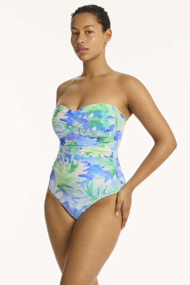 Key Largo Twist Bandeau One Piece Key Largo Women Sea Level One Pieces