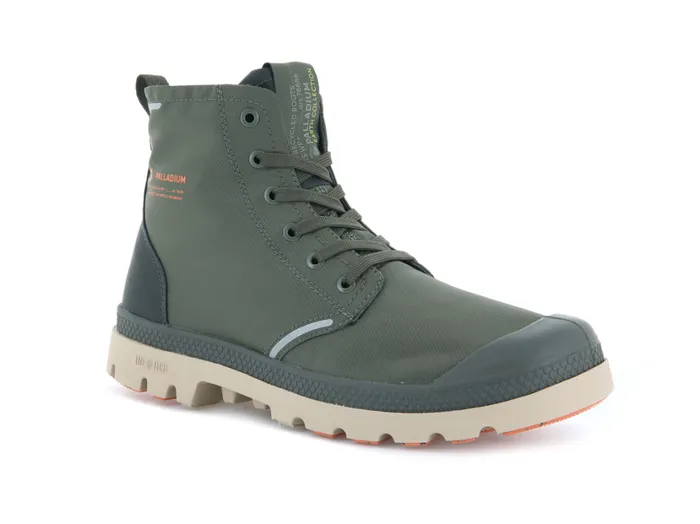Kids Boots PALLADIUM PAMPA LITE RECYCLE WP Olive Nightbeluga Kids Boots PALLADIUM PAMPA LITE RECYCLE WP Olive Nightbeluga