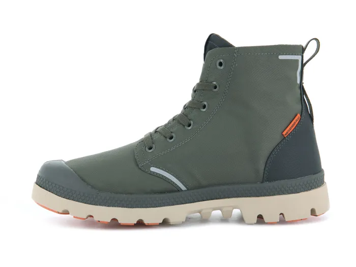 Kids Boots PALLADIUM PAMPA LITE RECYCLE WP Olive Nightbeluga Kids Boots PALLADIUM PAMPA LITE RECYCLE WP Olive Nightbeluga