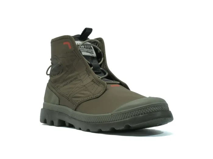 Kids Boots PALLADIUM PAMPA TRAVEL LITE RS Olive Night Kids Boots PALLADIUM PAMPA TRAVEL LITE RS Olive Night