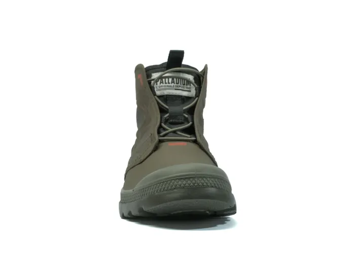 Kids Boots PALLADIUM PAMPA TRAVEL LITE RS Olive Night Kids Boots PALLADIUM PAMPA TRAVEL LITE RS Olive Night