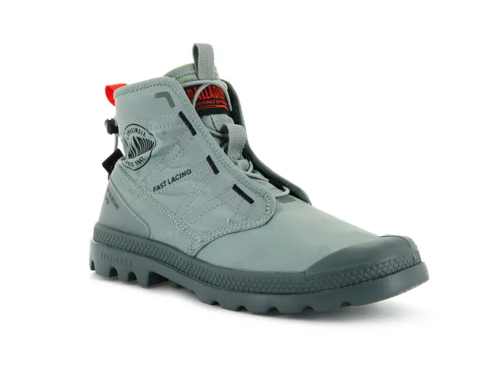 Kids Boots PALLADIUM PAMPA TRAVEL LITE Slate Gray Kids Boots PALLADIUM PAMPA TRAVEL LITE Slate Gray