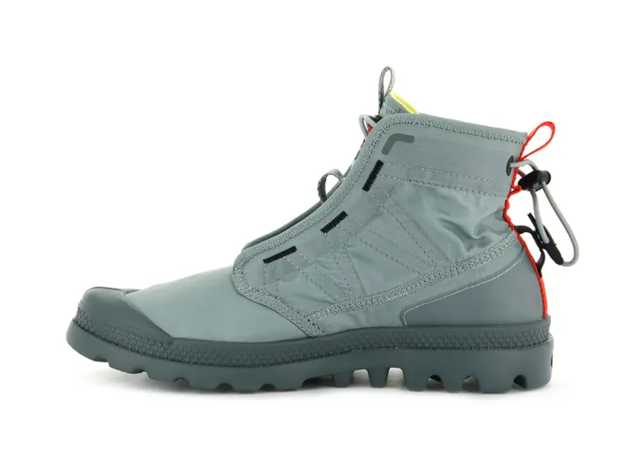 Kids Boots PALLADIUM PAMPA TRAVEL LITE Slate Gray Kids Boots PALLADIUM PAMPA TRAVEL LITE Slate Gray