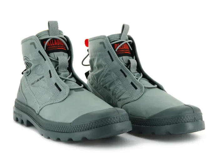 Kids Boots PALLADIUM PAMPA TRAVEL LITE Slate Gray Kids Boots PALLADIUM PAMPA TRAVEL LITE Slate Gray