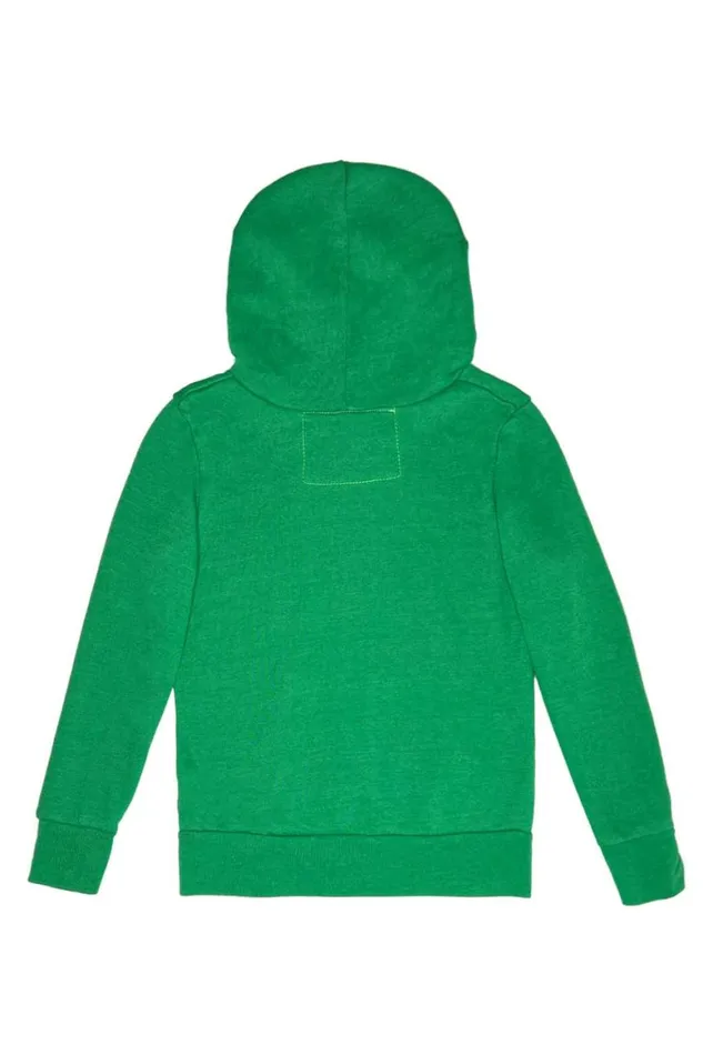 Kids Hoodies Aviator Nation 5 Stripe Hoodie 8211 Kelly Green
