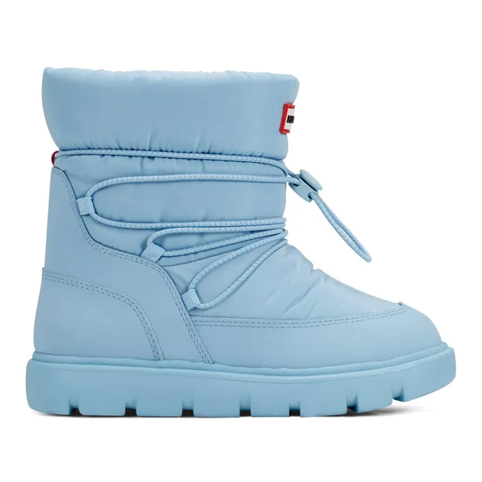 Kids Insulated and Snow Boots Hunter Boots Little Kids Cozy Lug Sole Insulated Waterproof Snow Boots Light Blue