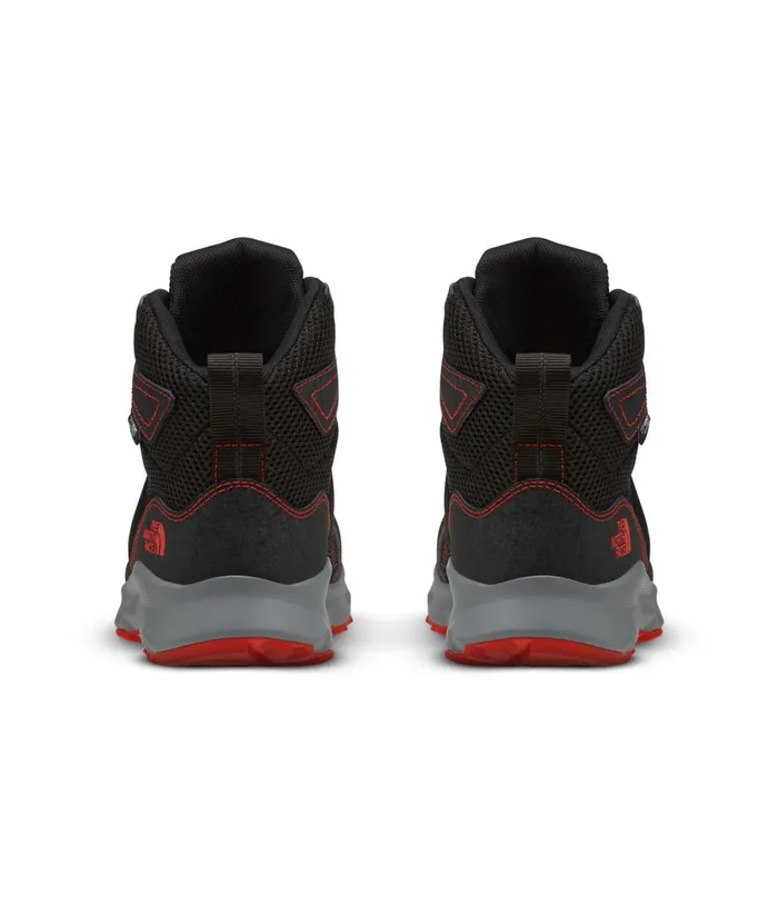 Kids Jr Hedgehog Hiker II Mid WP Tnf Blackfiery Red The North Face Shoes