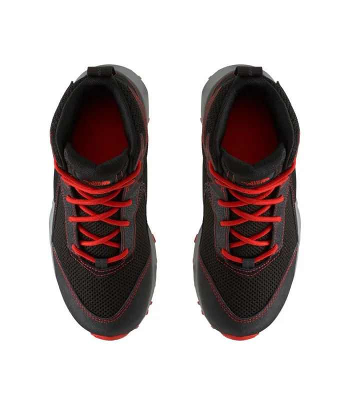 Kids Jr Hedgehog Hiker II Mid WP Tnf Blackfiery Red The North Face Shoes