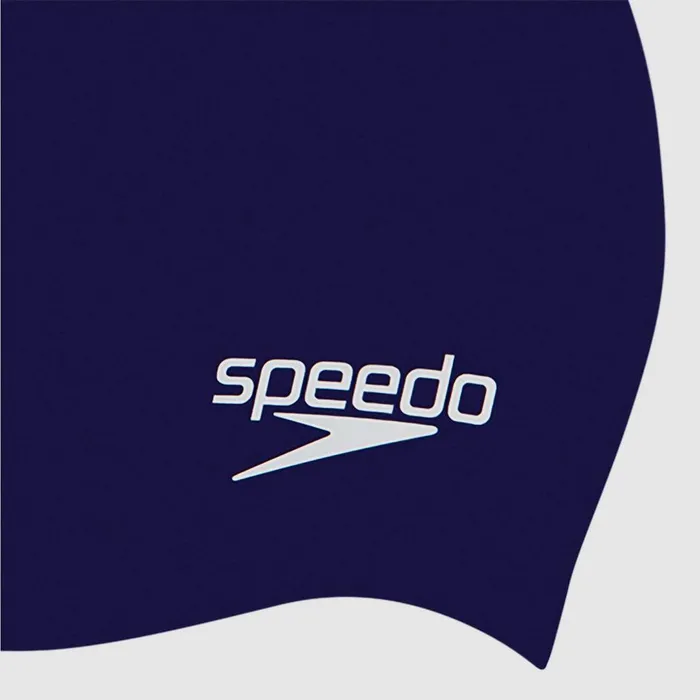 Kids Kid039s Caps Speedo Junior Plain Moulded Silicone Cap Navy