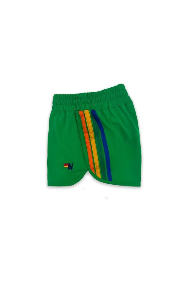 Kids Shorts Aviator Nation 5 Stripe Flex Jogger Short 8211 Kelly Green