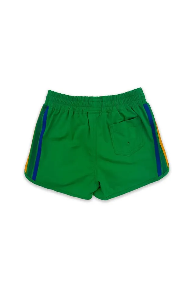 Kids Shorts Aviator Nation 5 Stripe Flex Jogger Short 8211 Kelly Green