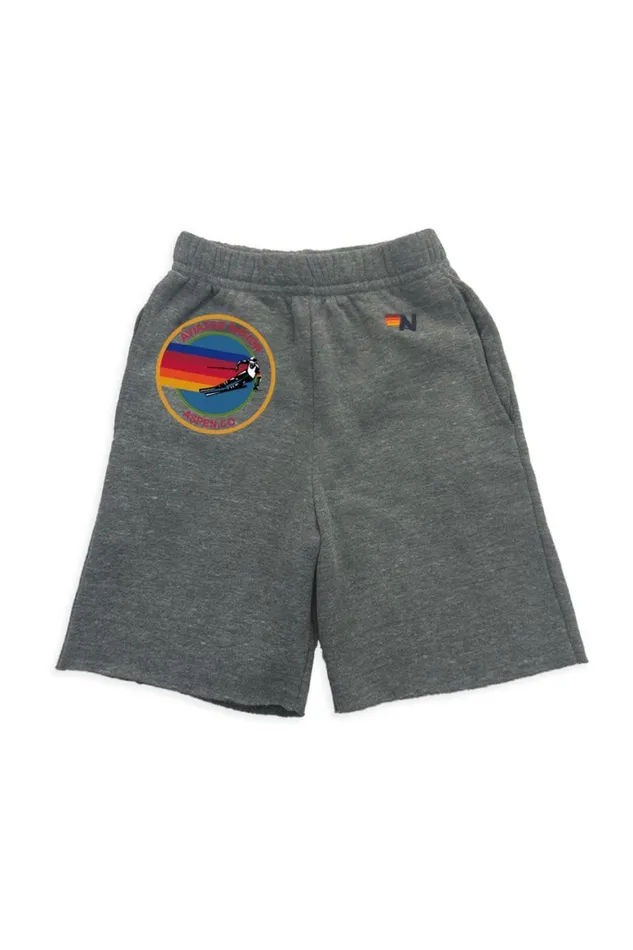 Kids Shorts Aviator Nation Aspen Sweatshorts 8211 Heather Grey