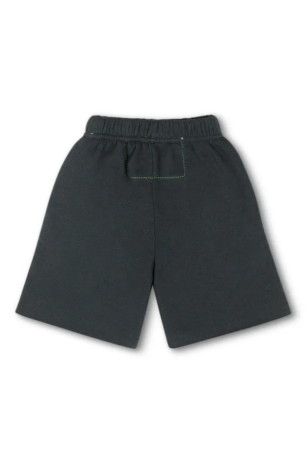 Kids Shorts Aviator Nation Smiley Sweatshorts 8211 Charcoal