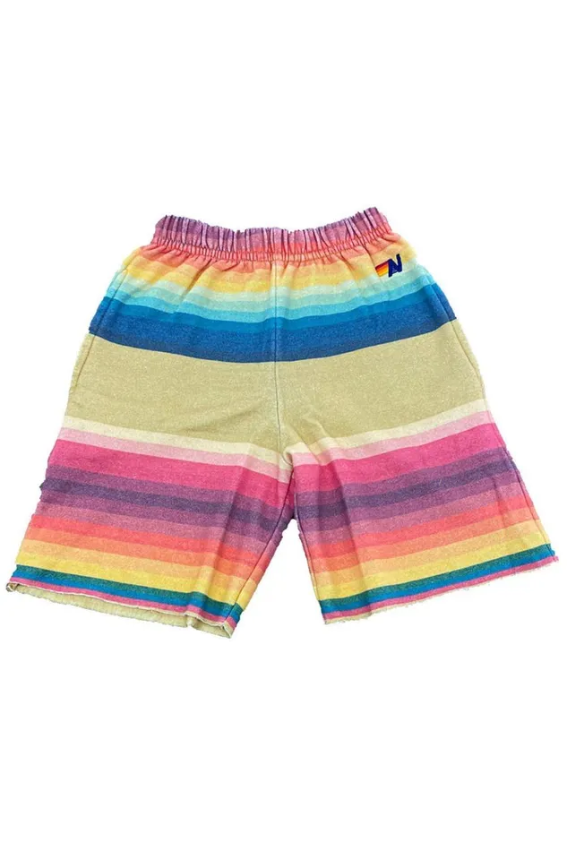 Kids Shorts Aviator Nation Tulum Sweatshorts 8211 Light Khaki
