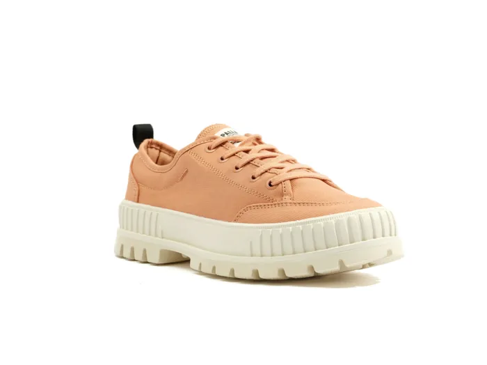 Kids Sneakers PALLADIUM PALLASHOCK LO ORGANIC 2 Sandstone