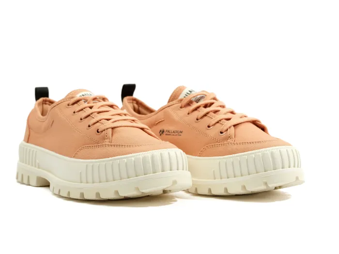 Kids Sneakers PALLADIUM PALLASHOCK LO ORGANIC 2 Sandstone