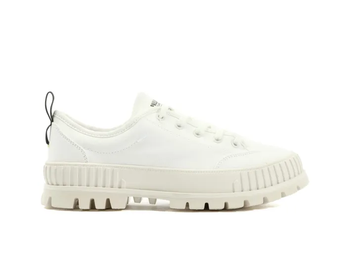 Kids Sneakers PALLADIUM PALLASHOCK LO ORGANIC 2 Star White