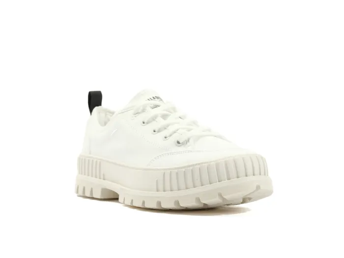 Kids Sneakers PALLADIUM PALLASHOCK LO ORGANIC 2 Star White
