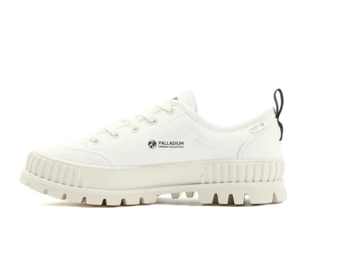 Kids Sneakers PALLADIUM PALLASHOCK LO ORGANIC 2 Star White